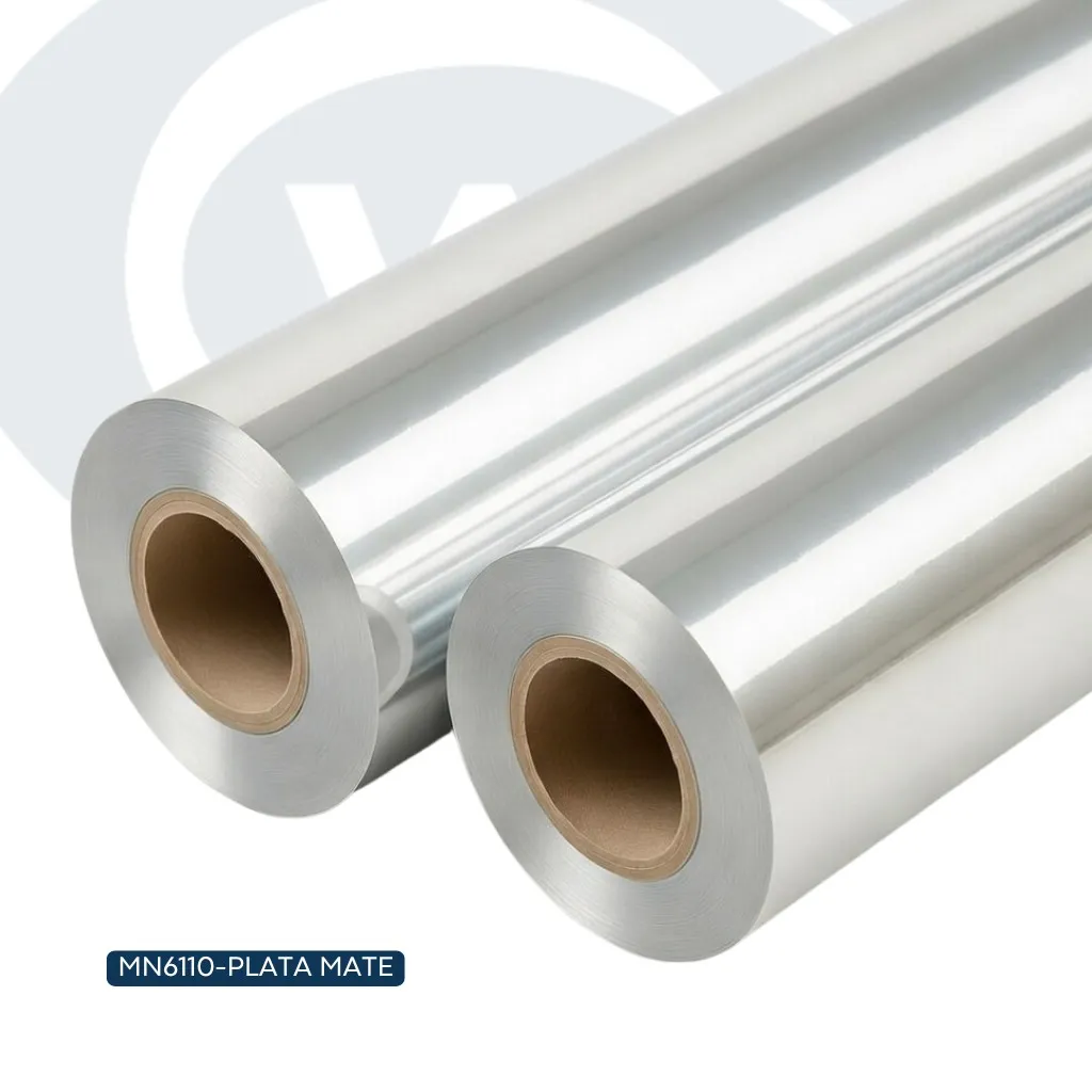 [MN-6110] (MN) HOT STAMPING FOILCO 64 cm (PLATA MATE 6110)