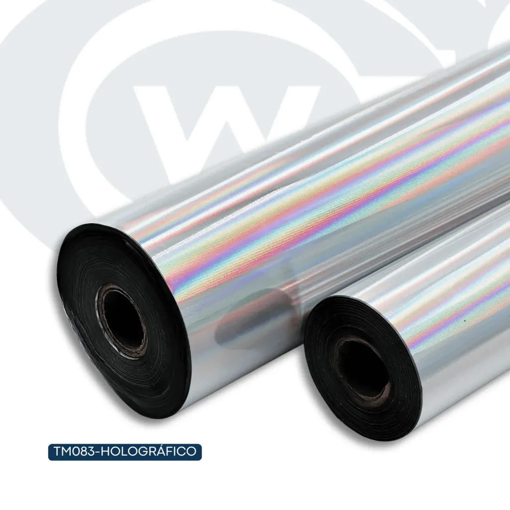 [TM083] (TM) HOT STAMPING HOLOGRÁFICO 64 cm (TM083-PLATA HOL)